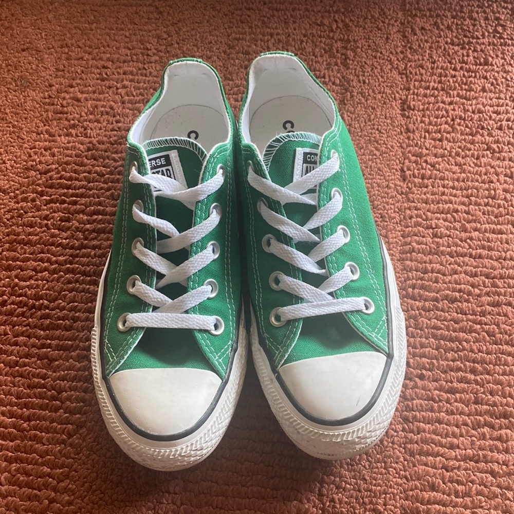 Green Low Top Converse